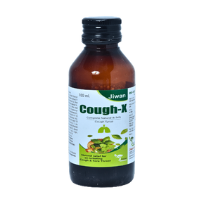 JIWAN AYURVED COUGH X COUGH SYRUP (100 ML)