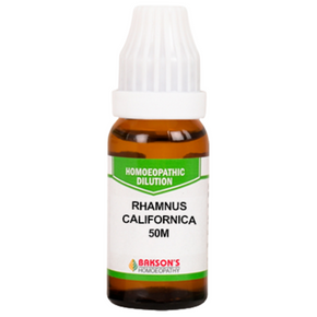 BAKSON'S HOMEOPATHY RHAMNUS CALIFORNICA DILUTION 50M - PACK  OF 2 (10 ML EACH)