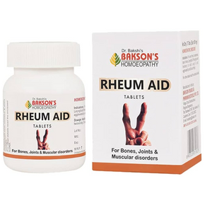 BAKSON'S HOMEOPATHY RHEUM AID TABLETS - PACK OF 2 (75 TABLETS EACH)