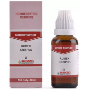 BAKSON'S HOMEOPATHY RUMEX CRISPUS MOTHER TINCTURE Q - PACK OF 3 (30 ML EACH)