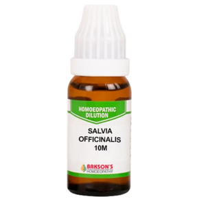 BAKSON'S HOMEOPATHY SALVIA OFFICINALIS DILUTION 10M - PACK OF 2 (10 ML EACH)