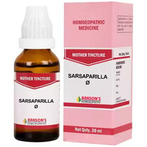 BAKSON'S HOMEOPATHY SARSAPARILLA MOTHER TINCTURE Q - PACK OF 2 (30 ML EACH)