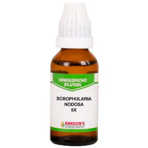 BAKSON'S HOMEOPATHY SCROPHULARIA NODOSA DILUTION 6X - PACK OF 4 (30 ML EACH)