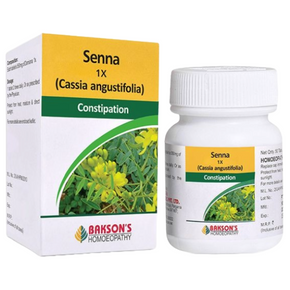 BAKSON'S HOMEOPATHY SENNA 1X - PACK OF 2 (50 TABLETS EACH)