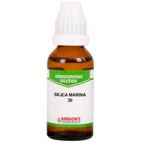 BAKSON'S HOMEOPATHY SILICA MARINA DILUTION 30 - PACK OF 4 (30 ML EACH)