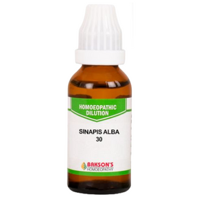 BAKSON'S HOMEOPATHY SINAPIS ALBA DILUTION 30 - PACK OF 4 (30 ML EACH)