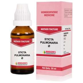 BAKSON'S HOMEOPATHY STICTA PULMONARIA MOTHER TINCTURE Q (30 ML)