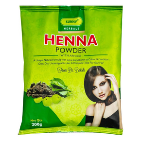 BAKSON'S HOMOEOPATHY SUNNY HERBALS HENNA POWDER (WITH ARNICA) - PACK OF 3 (200 GM EACH)