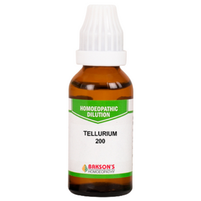 BAKSON'S HOMEOPATHY TELLURIUM DILUTION 200 - PACK OF 2 (30 ML EACH)