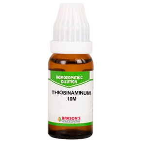 BAKSON'S HOMEOPATHY THIOSINAMINUM DILUTION 10M - PACK OF 2 (10 ML EACH)