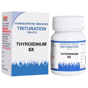 BAKSON'S HOMEOPATHY THYROIDINUM TRITURATION TABLET 6X - PACK OF 2 (100 TABLETS EACH)