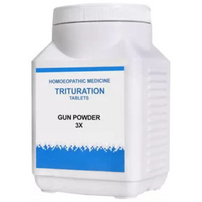 BAKSON'S HOMEOPATHY TRITURATION GUN POWDER 3X TABLETS