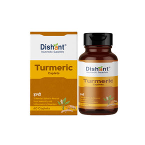 DISHANT TURMERIC CAPLET - PACK OF 2 (60 CAPLETS EACH)