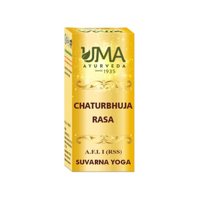 UMA AYURVEDA CHATURBHUJA RASA  (WITH GOLD)