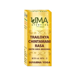 UMA AYURVEDA TRAILOKYA CHINTAMANI RASA TABLET (WITH HIRA)