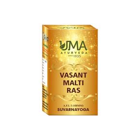 UMA AYURVEDA VASANT MALTI RAS TABLET (WITH GOLD)