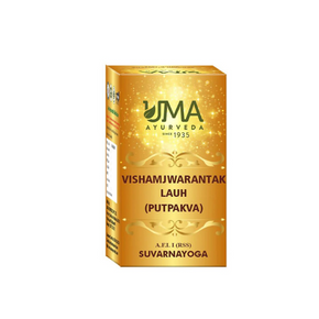 UMA AYURVEDA VISHAMJWARANTAK LAUH (PUTPAKVA) TABLET (WITH GOLD)