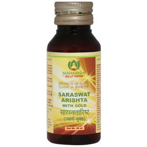 MAHARISHI AYURVEDA SARASWAT ARISHTA (WITH GOLD - 50 ML)