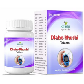 RHUSHI AYURVEDA DIABO RHUSHI TABLET - PACK OF 2 (60 TABS EACH)