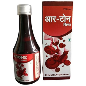 RHUSHI AYURVEDA R-TONE SYRUP - PACK OF 2 (200 ML EACH)