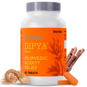 VEDISTRY DIPYA AYURVEDIC ACIDITY RELIEF TABLET - PACK OF 2 (450 ml Each)