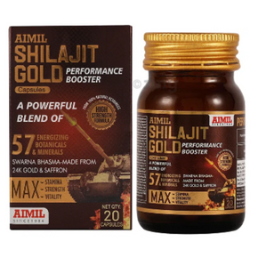 AIMIL SHILAJIT GOLD PERFORMANCE BOOSTER CAPSULE (20 CAPS)