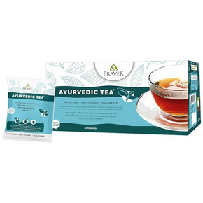 PRAVEK AYURVEDIC TEA - PACK OF 2 (30 POUCHES EACH)