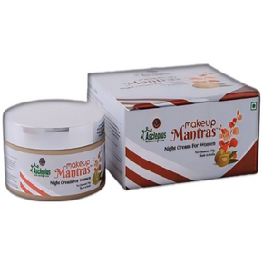 ASCLEPIUS MAKEUP MANTRAS NIGHT CREAM WOMENS - PACK OF 2 (50 GM EACH)