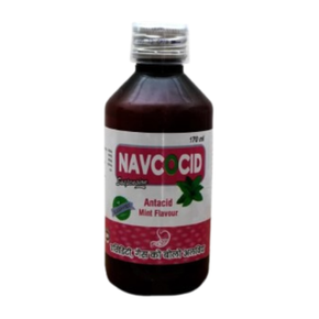 NAVKRITIK NAVCOCID ANTACID MINT FLAVOUR SYRUP (170ML)