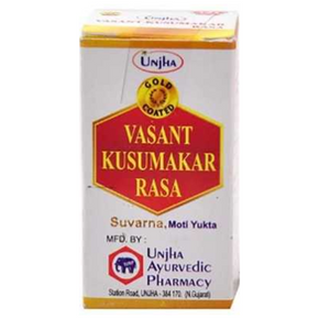 UNJHA VASANT KUSUMAKAR RASA (Suvarna, Moti, Yukta)