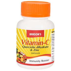 BAKSON'S VITAMIN-C QUERCETIN DIHYDRATE & ZINC CAPSULE - PACK OF 2 (30 CAPS EACH)