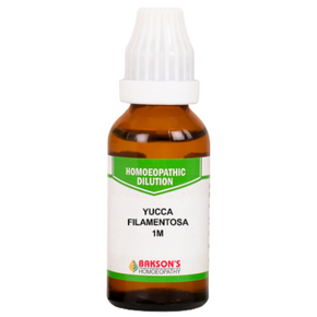 BAKSON'S HOMEOPATHY YUCCA FILAMENTOSA DILUTION 1M - PACK OF 3 (30 ML EACH)