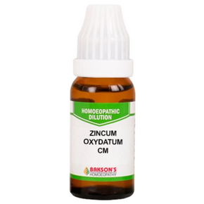 BAKSON'S HOMEOPATHY ZINCUM OXYDATUM DILUTION CM - PACK OF 2 (10 ML EACH)