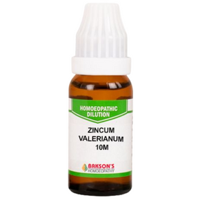 BAKSON'S HOMEOPATHY ZINCUM VALERIANUM DILUTION 10M - PACK OF 2 (10 ML EACH)