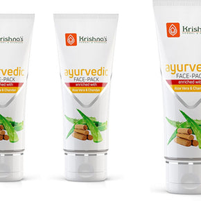 KRISHNA'S AYURVEDIC FACE PACK (100 GM)Pack of 3