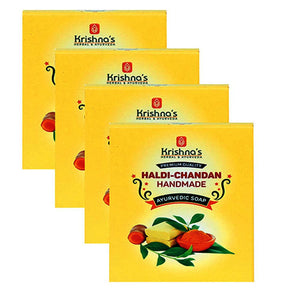 KRISHNA'S HALDI CHANDAN HANDMADE SOAP (100 GM)Pack of 5