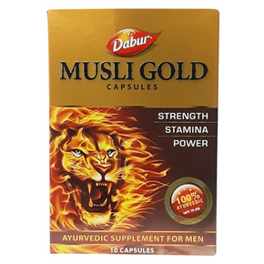 DABUR MUSLI GOLD - PACK OF 2 (10 CAPSULES EACH)
