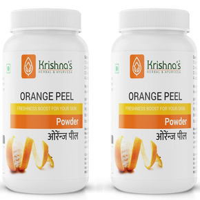 KRISHNA'S ORANGE PEEL POWDER - PACK OF 2 (100 GM EACH)