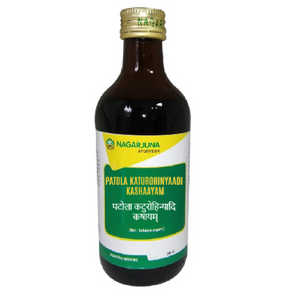 NAGARJUNA AYURVEDA PATOLA KATUROHINYAADI KASHAAYAM(200 ML)