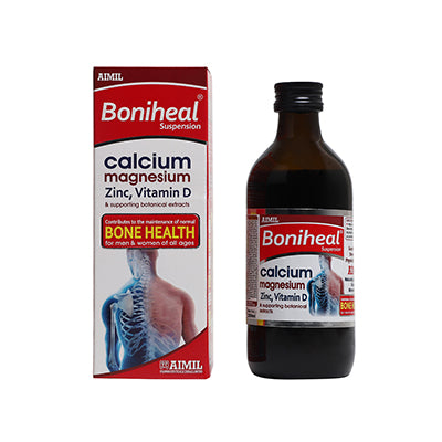 Buy Aimil Pharmaceuticals Boniheal Suspension - Ingredients & Prices