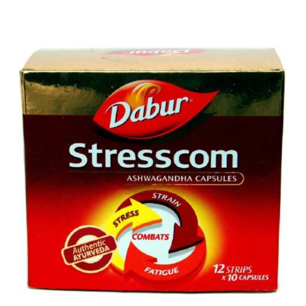 Stresscom Capsules Buy Dabur Stresscom Ashwagandha Capsules Online - Ingredients & Dosage
